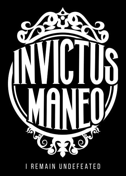 Invictus Maneo – Ich bleibe unbesiegt von Pixelbull Design