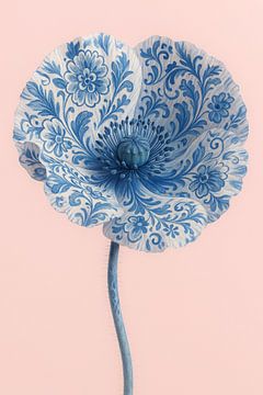 Delft Blue Poppy