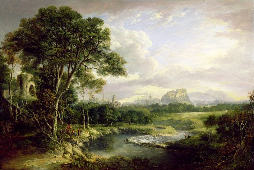 Alexander Nasmyth,Ansichten der Stadt Edinburgh Foto von finemasterpiece
