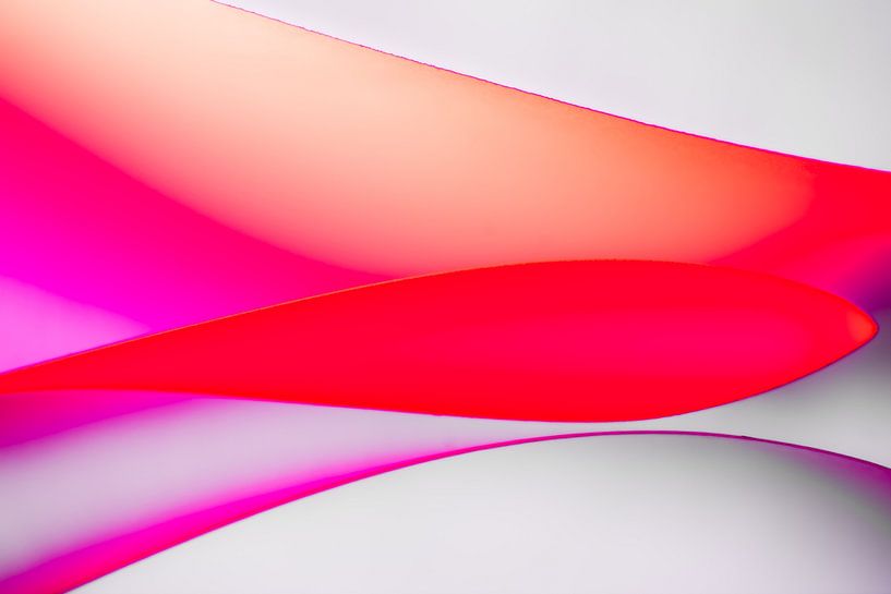 Shapes and colors 6 - Experimental macro photography by Monika Scheurer