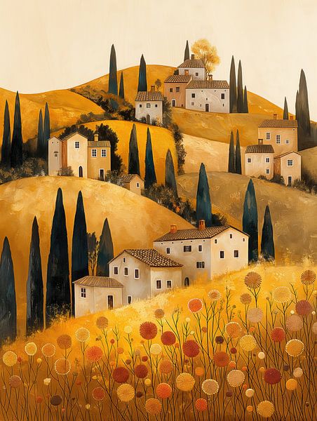 Toscaans landschap van Imagine