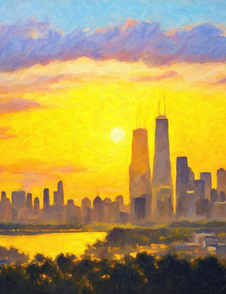 Chicago Horizon by Younsi