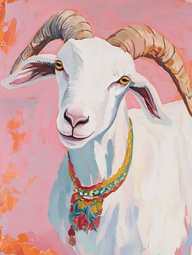 Geit Portret van De Mooiste Kunst