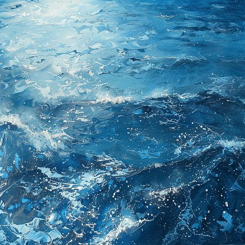 Sea Water Waves Sun Relaxation Contemplation Energy