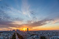 La Défense at sundown