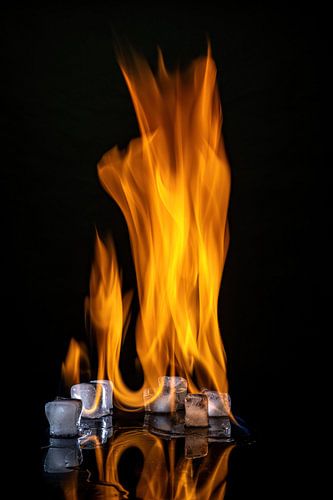 Der Tanz von Feuer und Eis von Gerry van Roosmalen