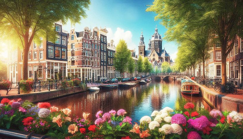 Le quartier rouge Oudezijds Voorburgwal Amsterdam par Hendrik-Jan Kornelis