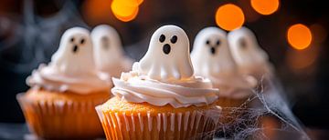 Griezelige cupcakes voor Halloween festiviteiten van Poster Art Shop