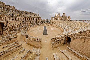 Amphithéâtre El Jem sur x imageditor