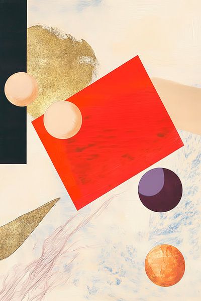Abstrakte Formen und Farben – Harmonisches Spiel von Poster Art Shop