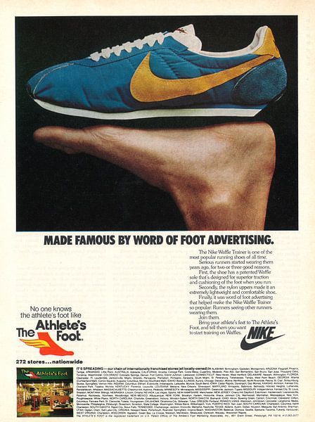 PUBLICITY VINTAGE 1979 NIKE par Jaap Ros
