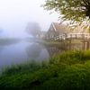 Mistige Zaanse Schans van Steffon Reid