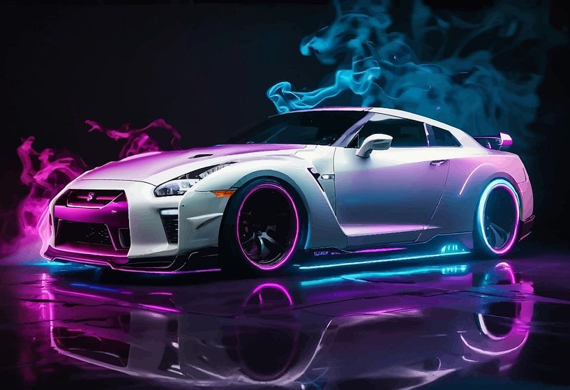 Nissan GT-R R35 - Neon Apex von MIROKKU