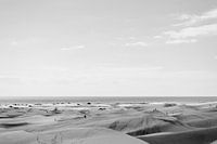 Maspalomas Strand Vintage Zwart wit