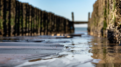 Close-up van het zeewater