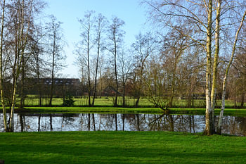 Vue sur les pays près de Kornhorn, Groningen