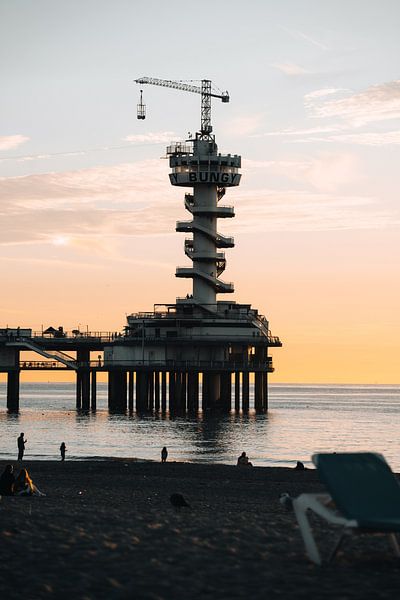 Soirée d'été à Scheveningen par Endre Lommatzsch
