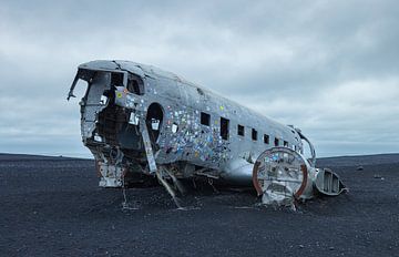 Épave de l'avion de Solheimasandur (Islande) sur Marcel Kerdijk