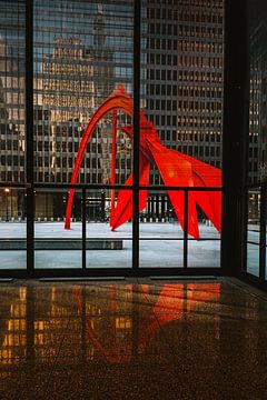 Calder's Flamingo by Maikel Claassen Fotografie