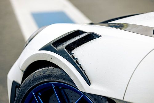 Porsche GT3 RS op het circuit Assen