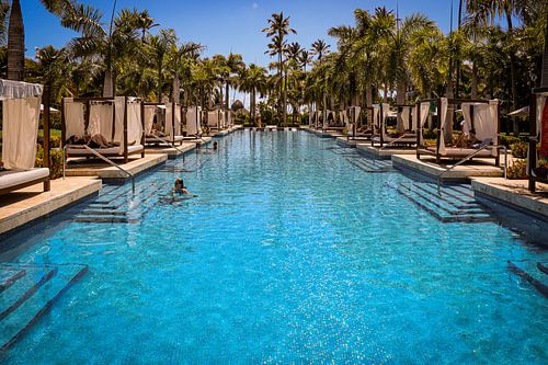 Beautiful swimming pool, Dominican Republic