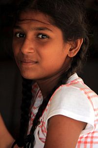 Meisje in Sri Lanka van Gert-Jan Siesling