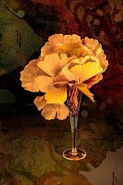 Nature morte. Fleur de feuilles de Ginkgo.
