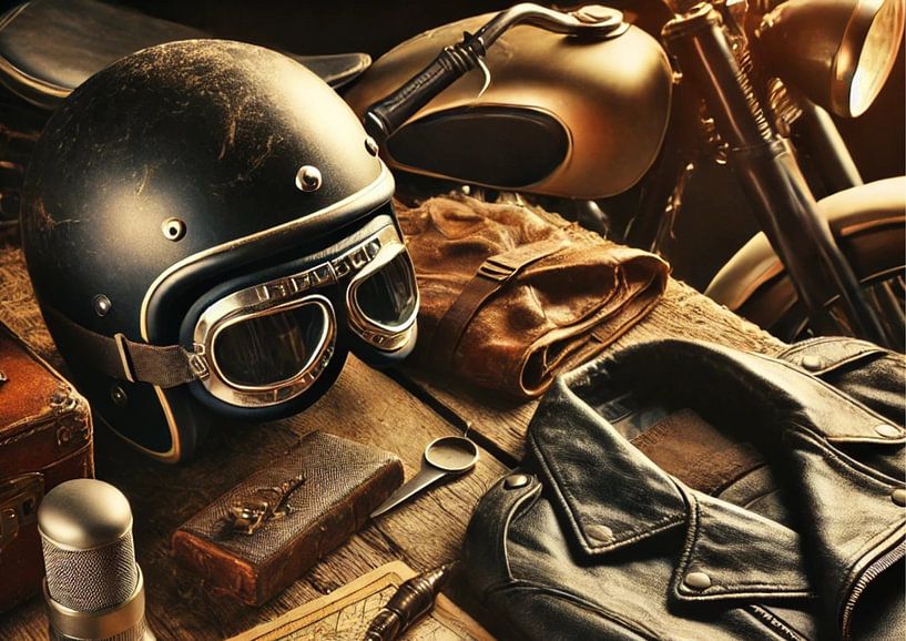 MOTOR RIDER BIKE Nature morte par Jaap Ros