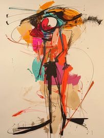 Eye Of The Tiger Style Abstract by TOAN TRAN