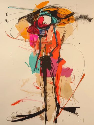 Eye Of The Tiger Style Abstract