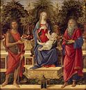 Sandro Botticelli - Madonna with Saints von 1000 Schilderijen Miniaturansicht