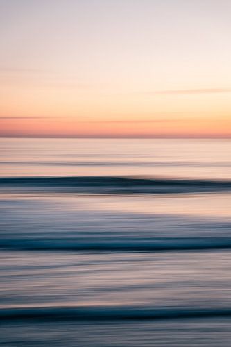 Zonsondergang bij de oceaan