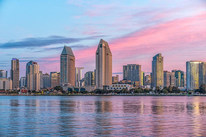 Pastel Skyline by Joseph S Giacalone Photography