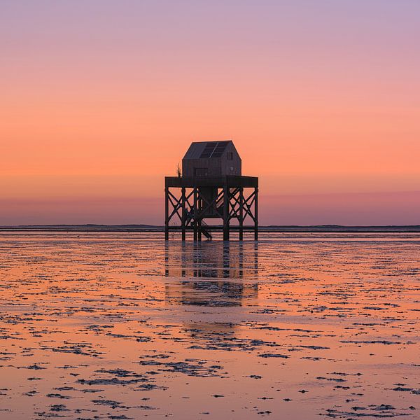 Sonnenuntergang auf dem Engelsmanplaat von Henk Meijer Photography