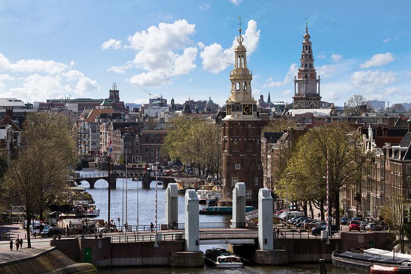 Amsterdam uitzicht van Dennis van de Water