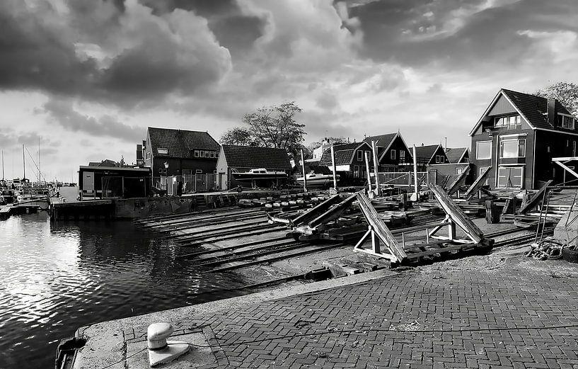 Urk Shipyard. by Brian Morgan