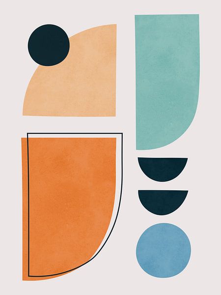 Circles and semicircles 1 by Vitor Costa