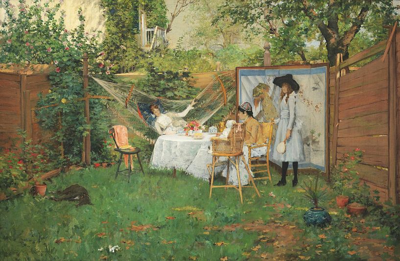 Das Frühstück im Freien, William Merritt Chase von Meisterhafte Meister