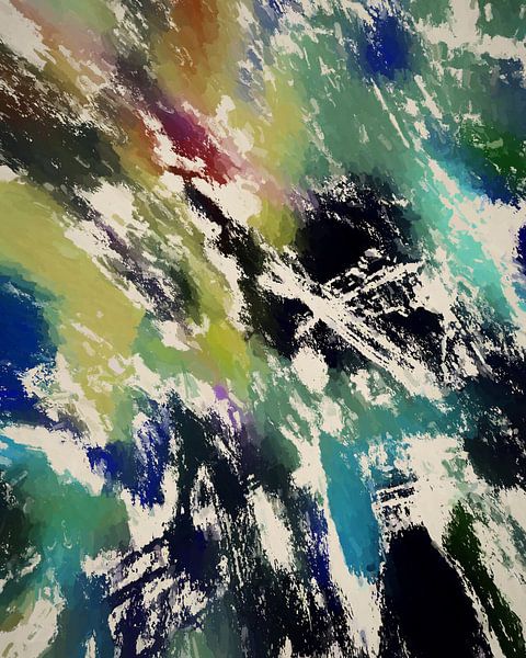 Abstrakte Zusammensetzung 1016 von Angel Estevez