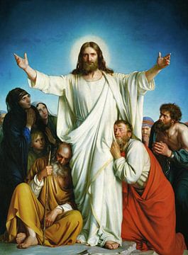 Carl Bloch,Christus Consolator, 1875