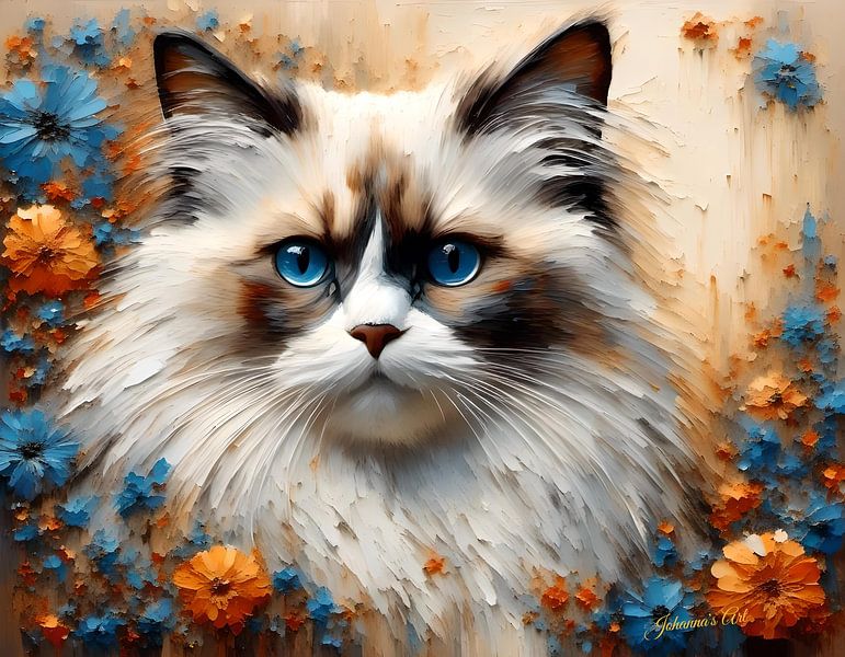 Prächtige Katze (7) von Johannas Art Creations