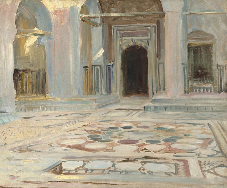 Stoep, Cairo, John Singer Sargent van Meesterlijcke Meesters