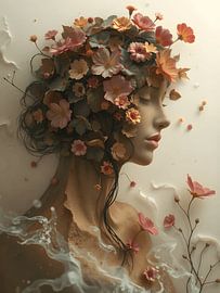 Surrealism portrait by Jolique Arte