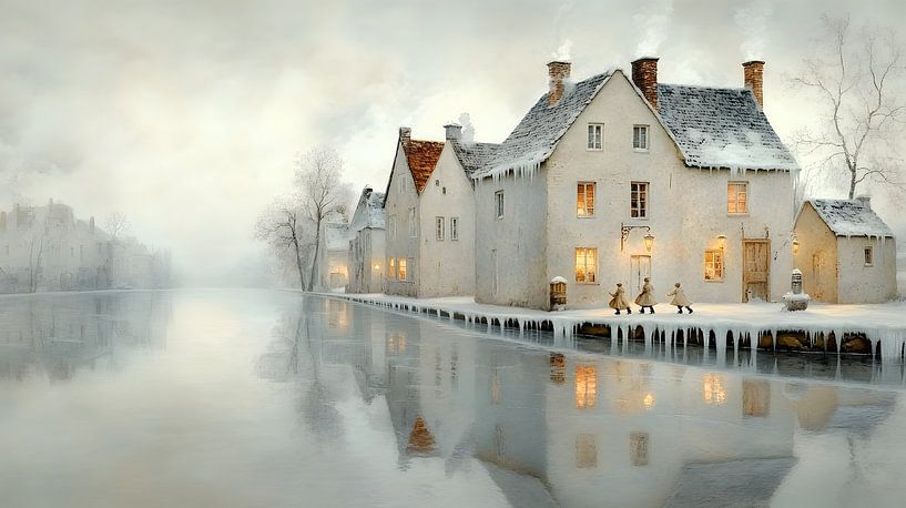 Het dorp bij de rivier van Heike Hultsch