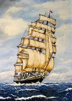 Zeilschip. De Cutty Sark.
