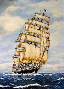 Zeilschip. De Cutty Sark. van Pieter Johannes Schenk