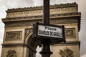 Paris, Arc de Triomphe, Place Charles de Gaulle.