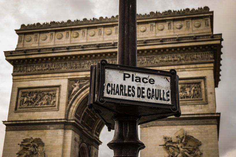 Paris, Arc de Triomphe, Place Charles de Gaulle. von Patrick Verhoef