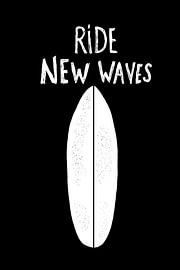 Surfboard black and white by HelloHappylife