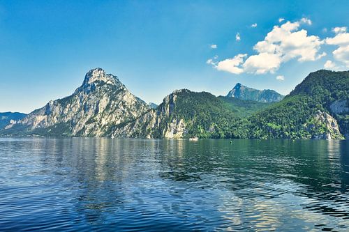Le lac Traunsee et le mont Traunstein, Haute-Autriche